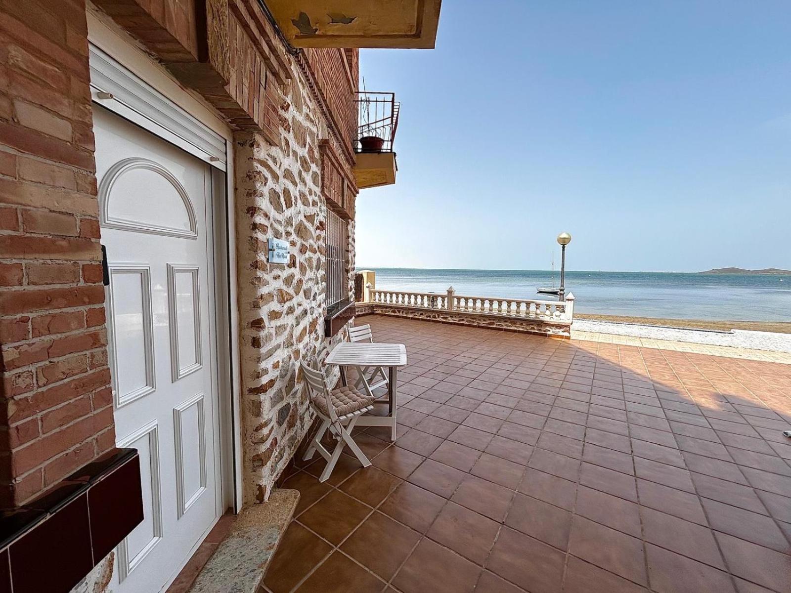 Apartamento Mar Menor, Los Urrutias - Beachfront Apartment With Patio Under New Management Since July 2024 Cartagena Buitenkant foto